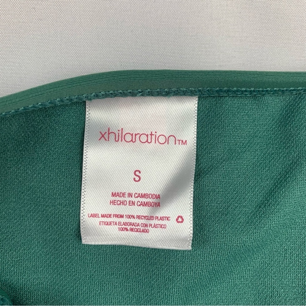 Xhilaration Green Bikini Set with White Trim Accents- S/M - Picture 4 of 12